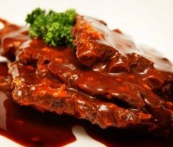 Spareribs met worchestersaus