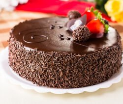 taart met chocolade