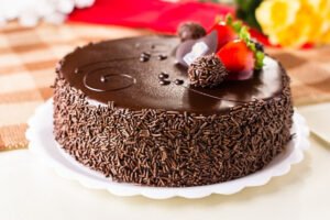 taart met chocolade