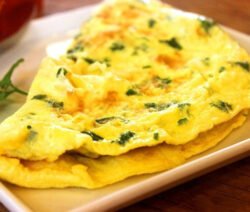 recept gebakken ommelet