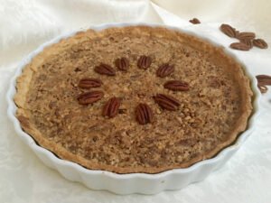 cake met pecannoten