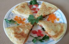 garnalen quesadilla