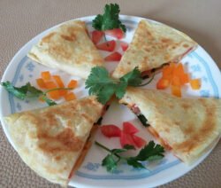 garnalen quesadilla
