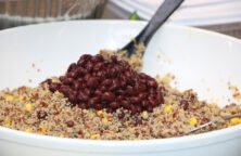 bruine bonen met quinoa