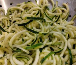 courgette slierten
